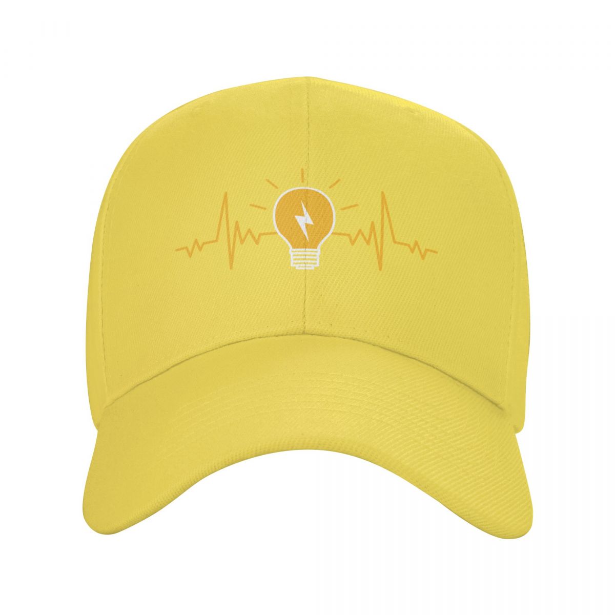 POPI home Elektricien Hartslag Gloeilamp Baseball Cap Buiten Verstelbare Elektricien Power Dad Hoed Lente Snapback Hoeden Adjustable Cap