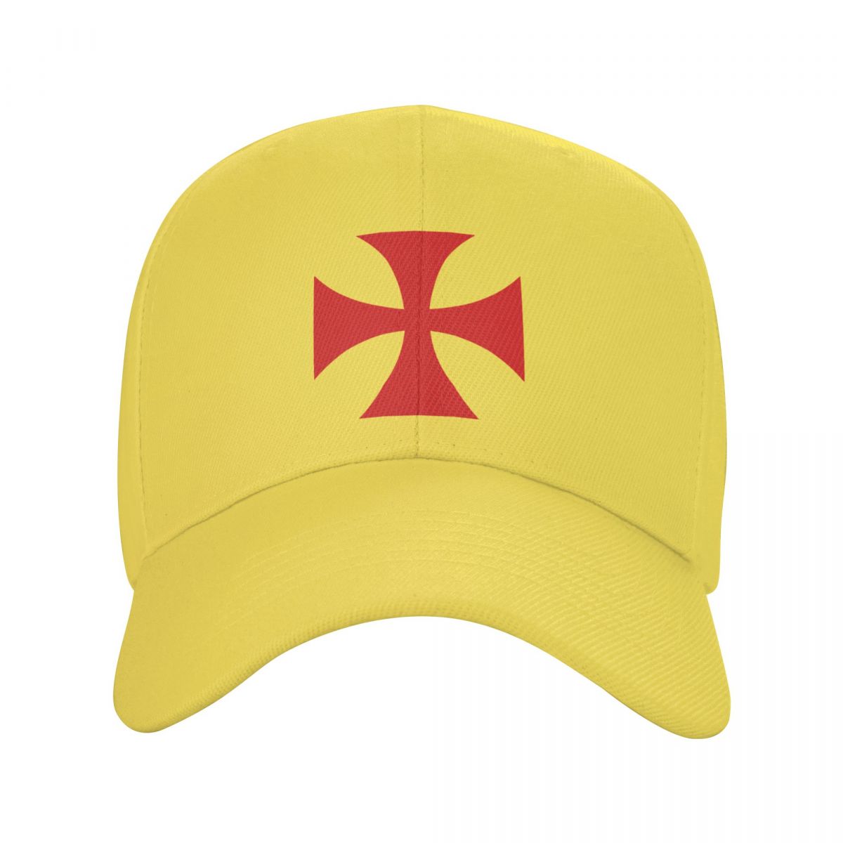 POPI home Punk Unisex Knights Templar Cross Baseball Cap Volwassen Middeleeuwse Kruisvaarder Verstelbare Dad Hat Vrouwen Unisex Zonbescherming Snapback Caps Adjustable Cap