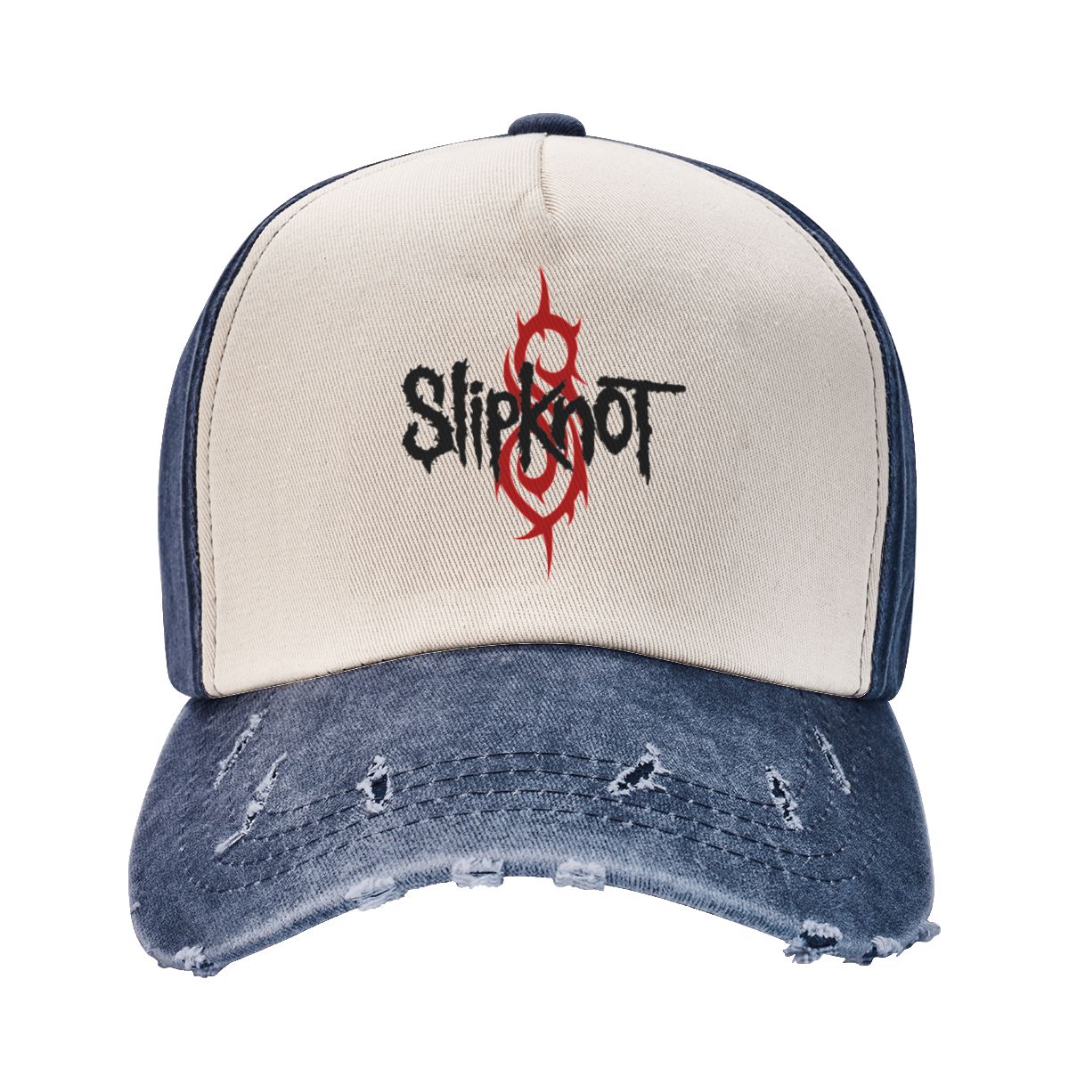 Moto Cap Slipknots Band Trucker Hoeden Outfit Mode Verontruste Katoenen Hoofddeksels Voor Unisex Stijl Verstelbaar One Size
