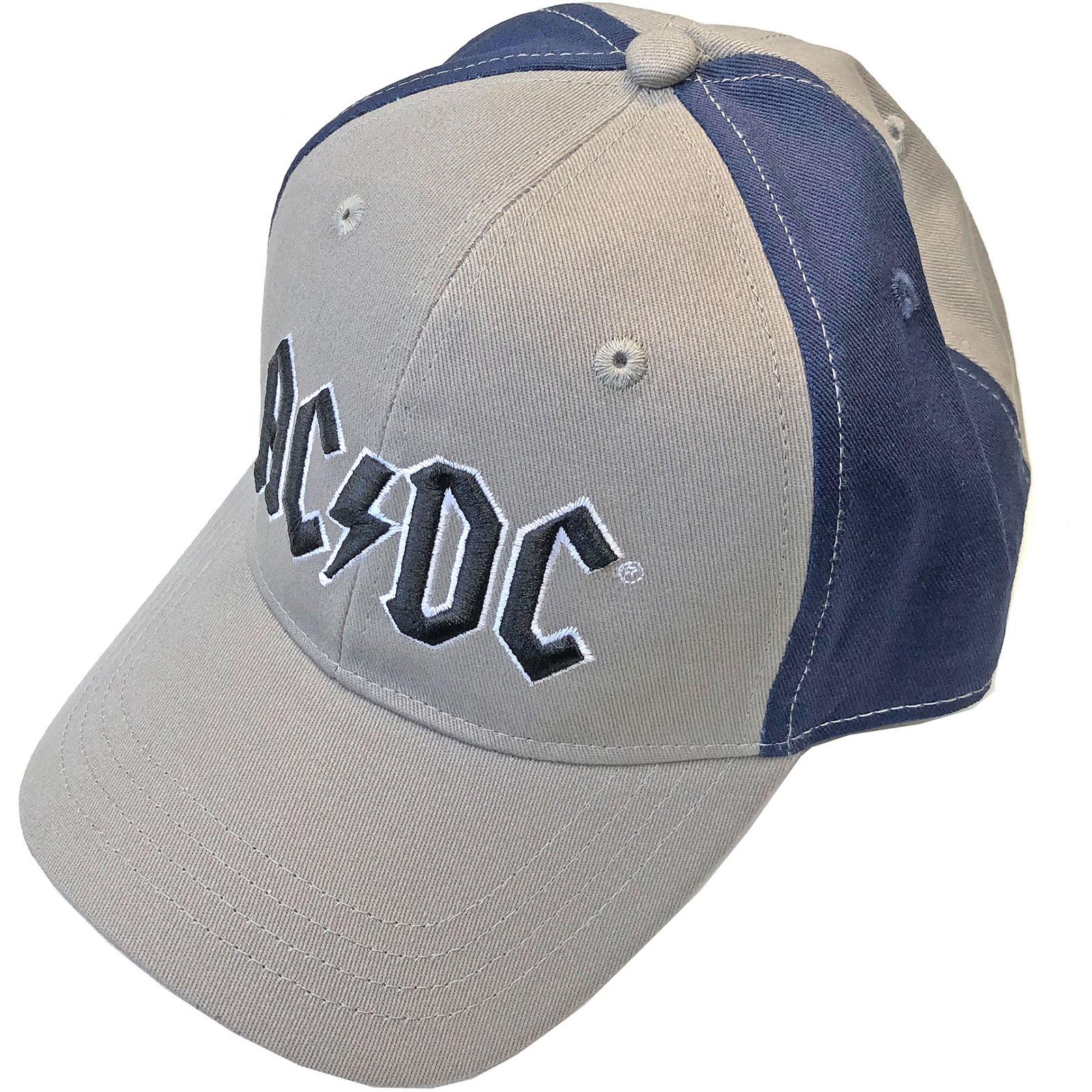 AC/DC Unisex baseballpet met tweekleurig logo voor volwassenen One Size