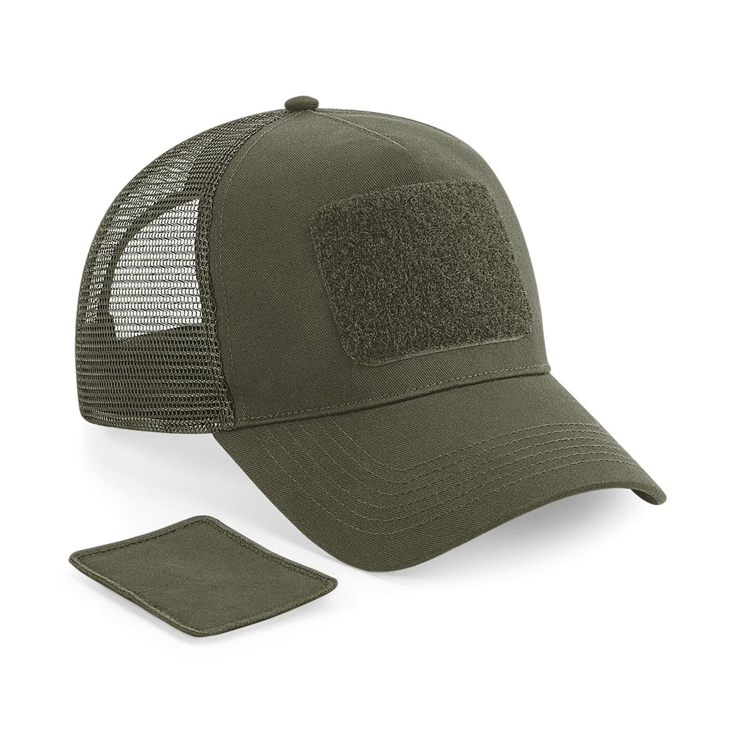 Beechfield unisex volwassen patch snapback pet One Size glans groene kleur
