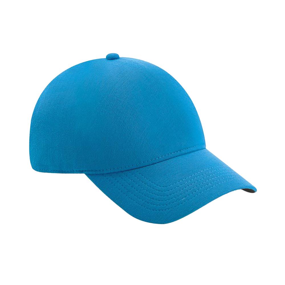 Beechfield unisex waterdichte naadloze pet voor volwassenen One Size saffierblauwe kleur