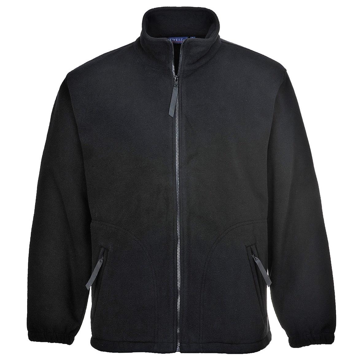 Portwest Heren Argyll Zware Fleece Anti-Pill Jas (F400) 2XL zwart