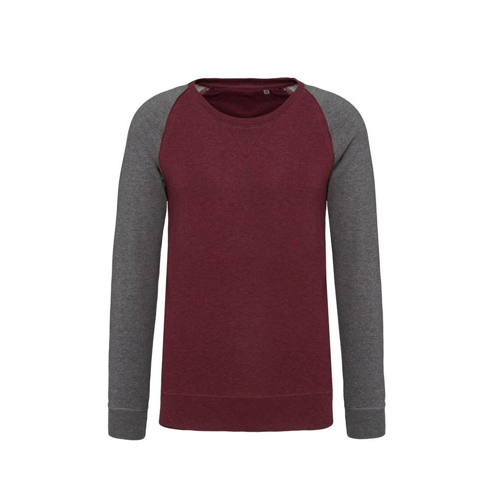 Kariban heren biologisch tweekleurig sweatshirt 2XL