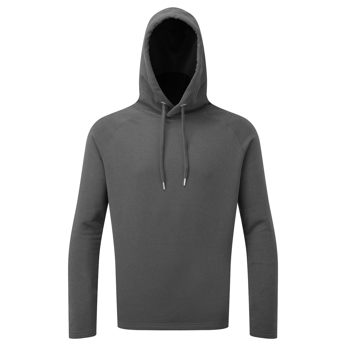 TriDri herenhoodie L houtskool