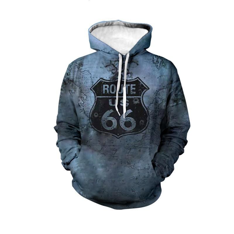 Fashion human Nieuw herfst- en wintersweatshirt voor heren, 3D-printen 66 letters, casual sweatshirt, mode-top 6XL