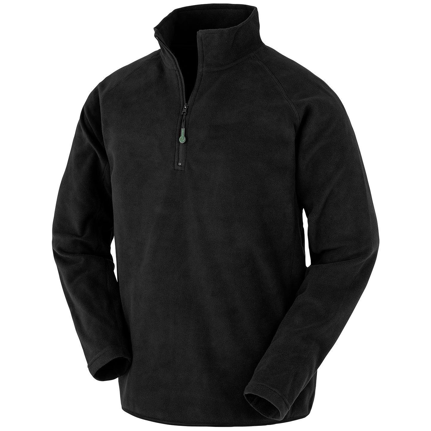 Result Genuine Recycled Resultaat echte gerecyclede fleecetop voor heren 3XL zwart