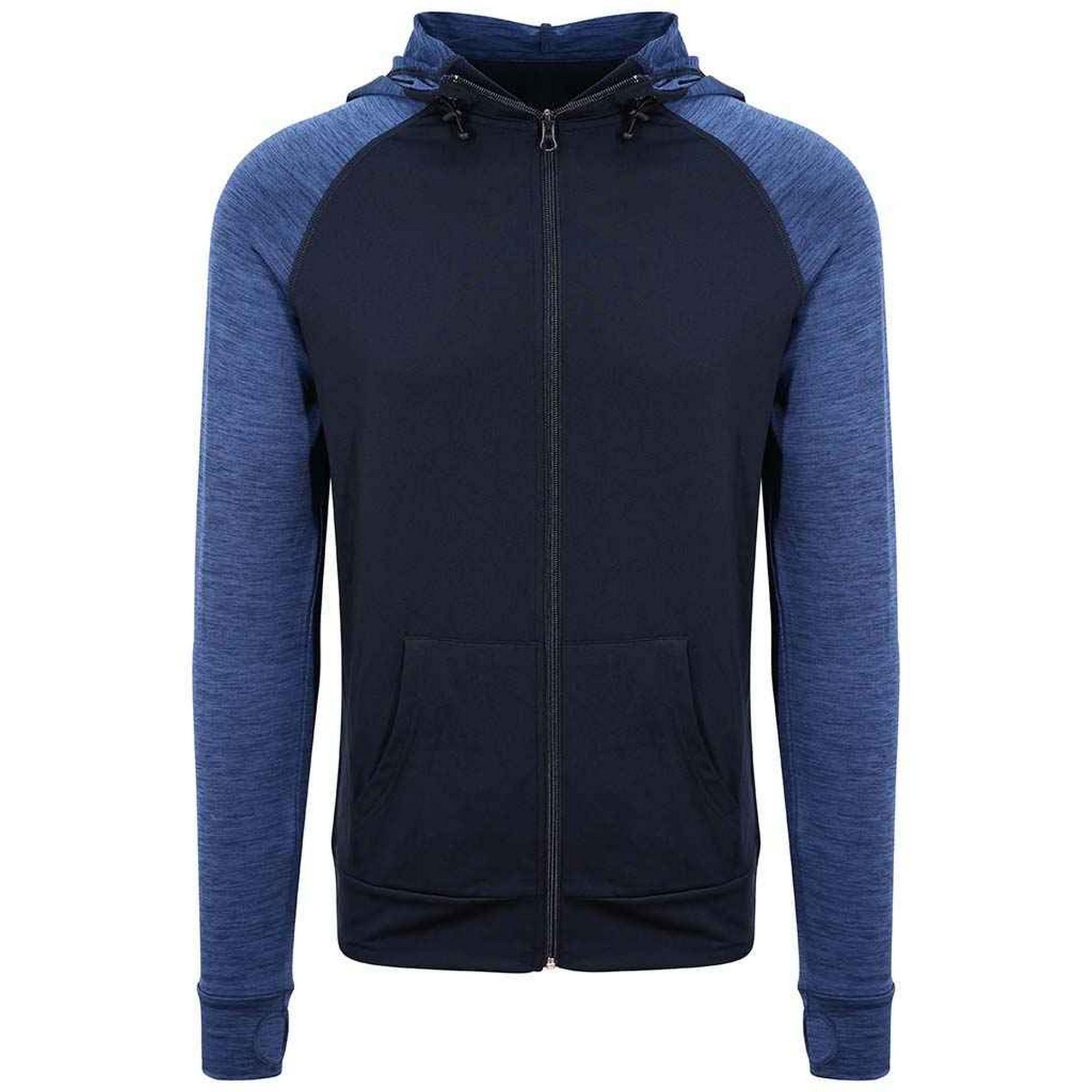 AWDis Cool e herenhoodie met volledige ritssluiting XXL Vloot