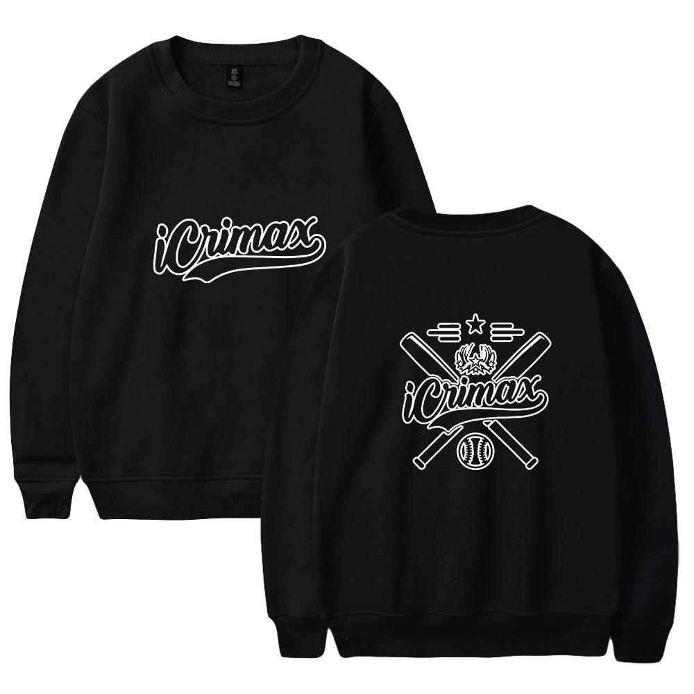 TOP COOL FASHION Nieuwe Icrimax Hoodie Tienerjongen Meisjes Kinderen Sweatshirts Persoonlijkheid Icrimax Cosplay Icrimax Kleding Lente Herfst XXS zwart