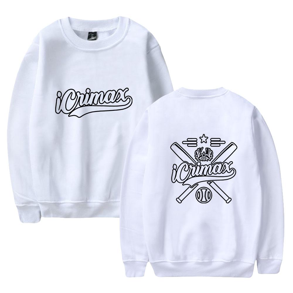 TOP COOL FASHION Nieuwe Icrimax Hoodie Tienerjongen Meisjes Kinderen Sweatshirts Persoonlijkheid Icrimax Cosplay Icrimax Kleding Lente Herfst XXS wit