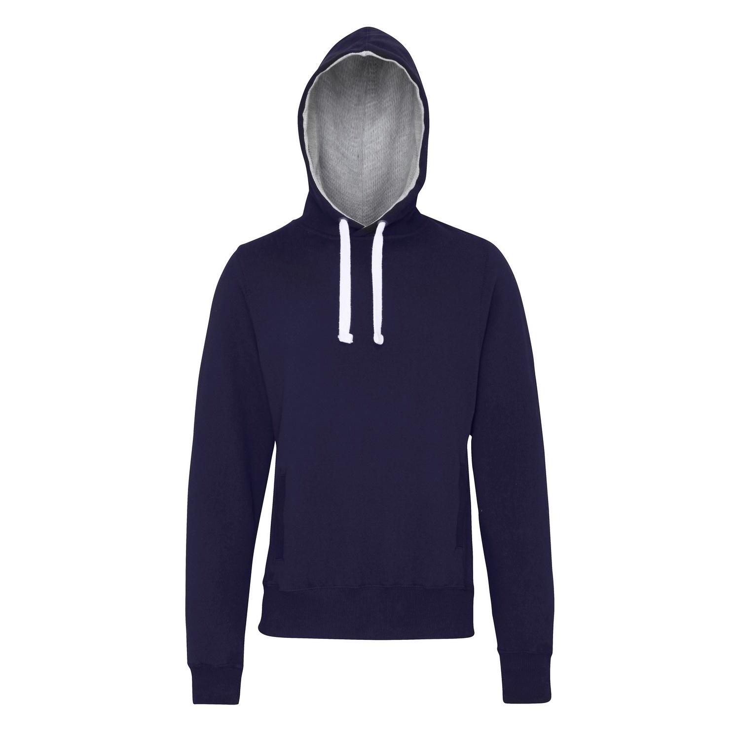 Awdis Just Hoods dikke herenhoodie met capuchon XS oxfordblauwe kleur