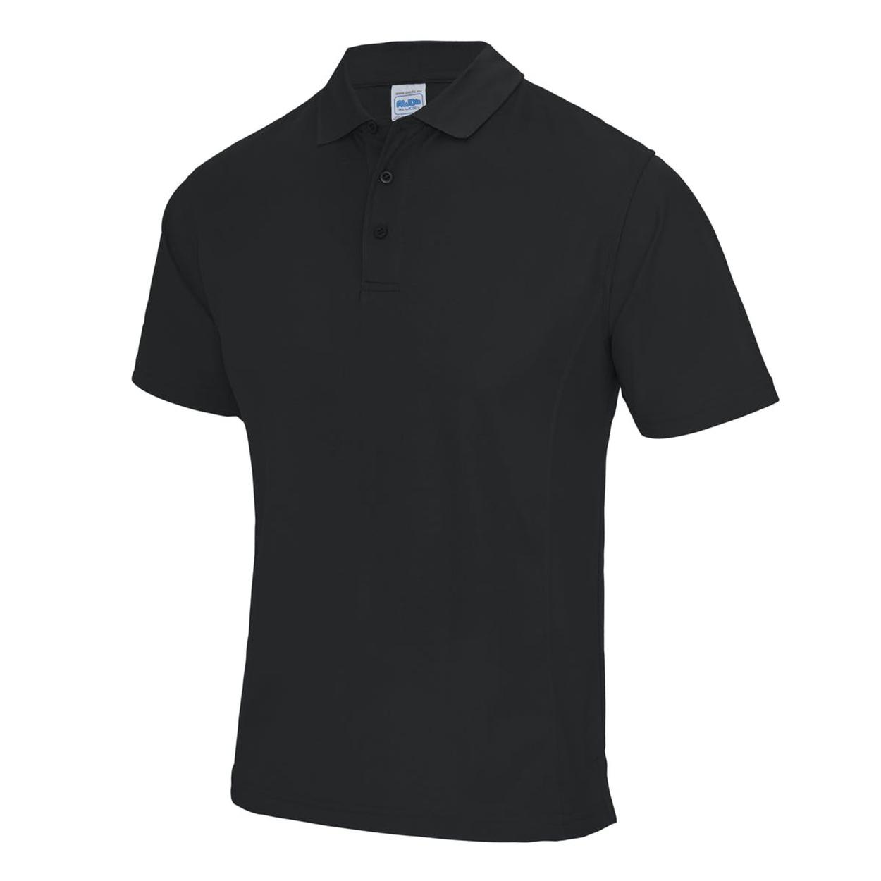 Awdis Cool Heren SuperCool sportprestatie poloshirt met korte mouwen L zwart