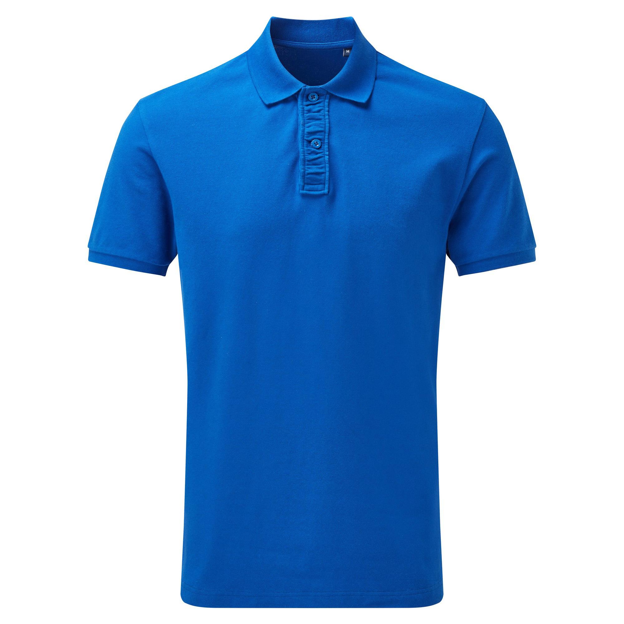 Asquith & Fox Infinity stretch-poloshirt voor heren 3XL koningsblauwe kleur