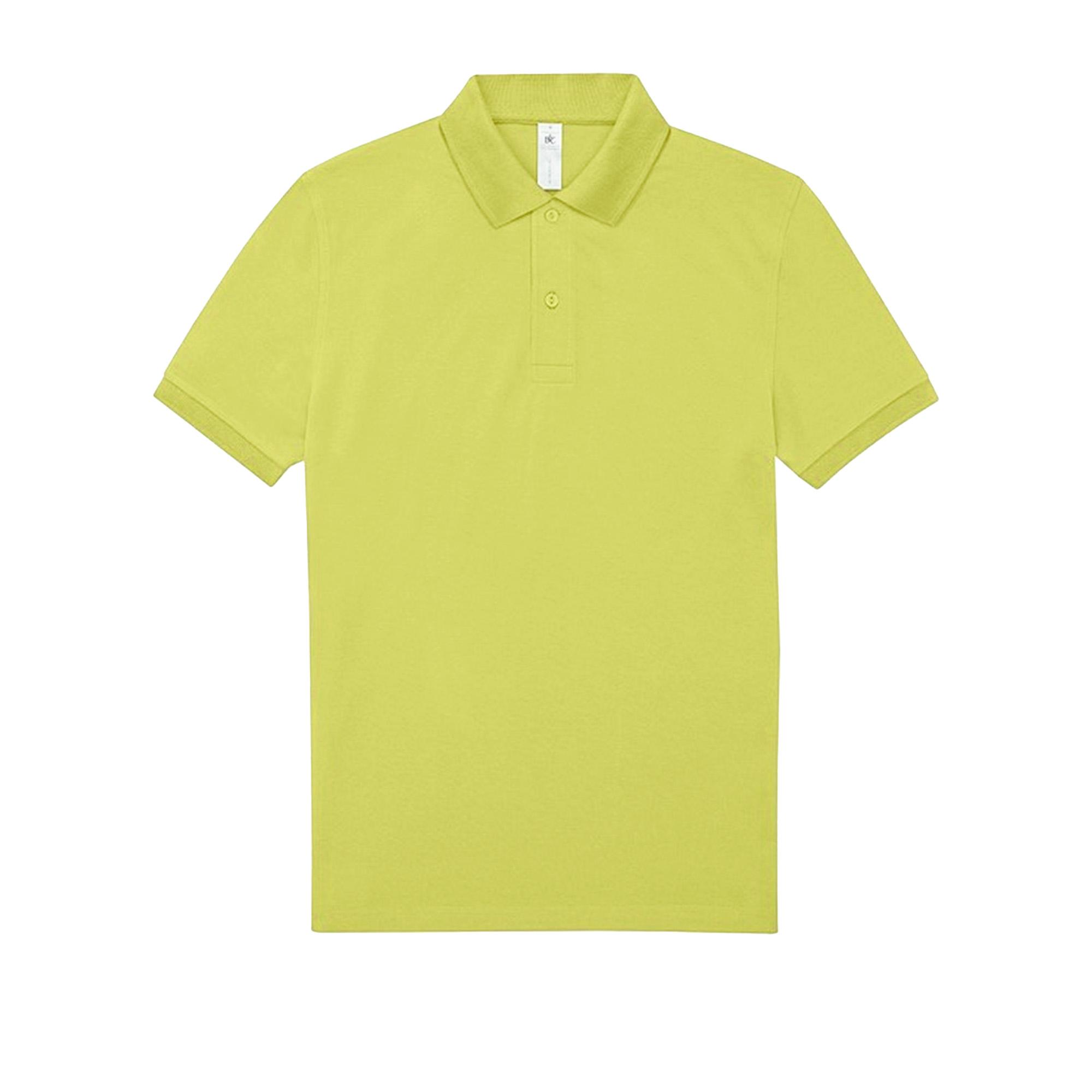B&C herenpoloshirt XXL lemoen
