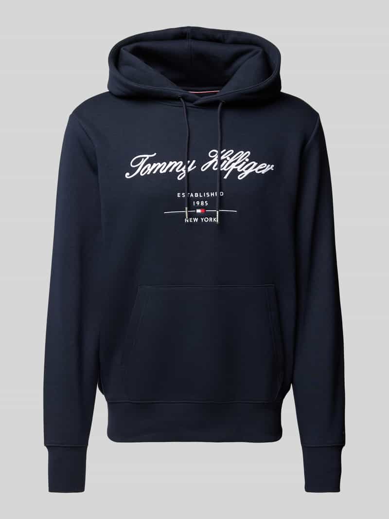 Tommy Hilfiger Hoodie SCRIPT LOGO HOODY met opgestikt logo
