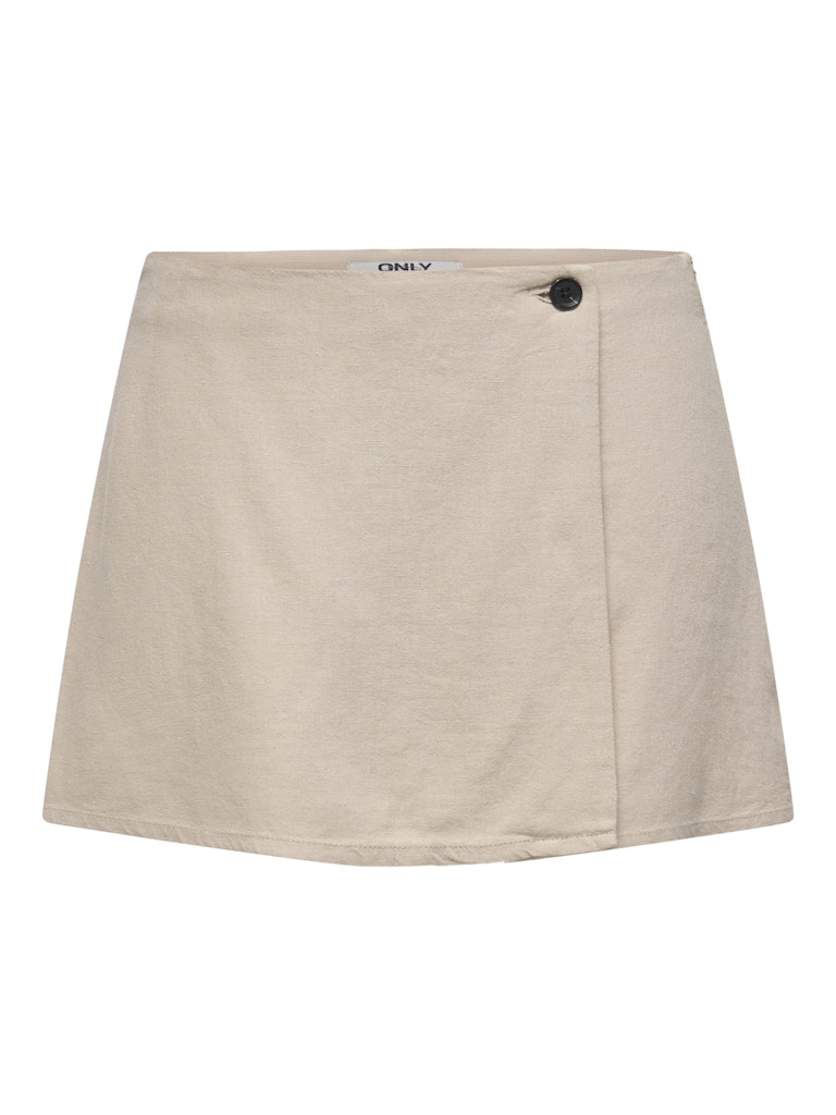 Only onlcaro hw linen bl skort cc pnt 15338905 oxford tan
