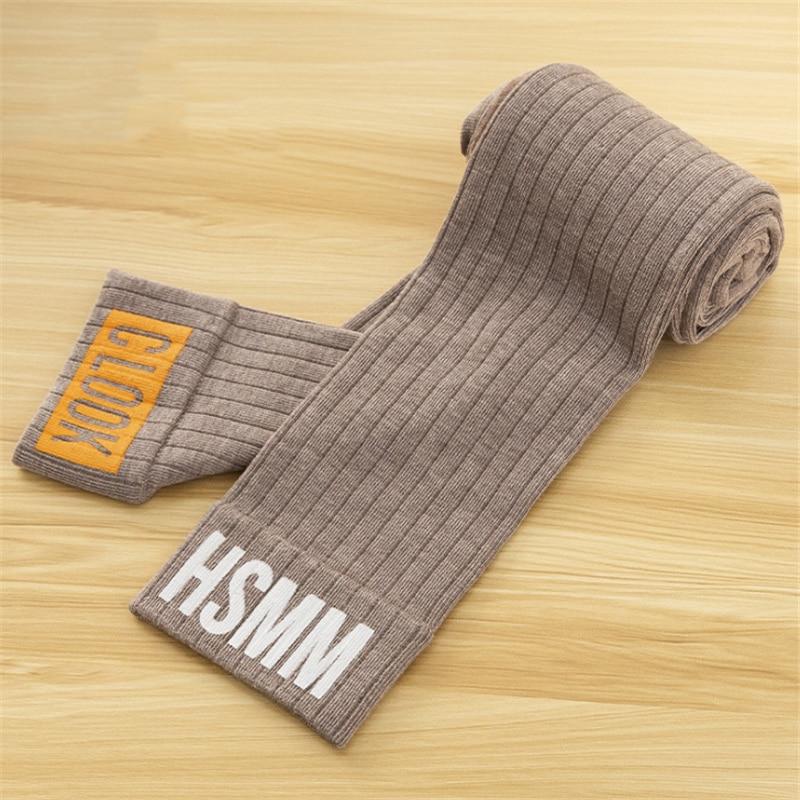 Topzeros Stretchlegging voor meisjes Letters Baby Kids-legging Meisjeskleding Broek Peuter Kind Zachte gebreide broek Broek M