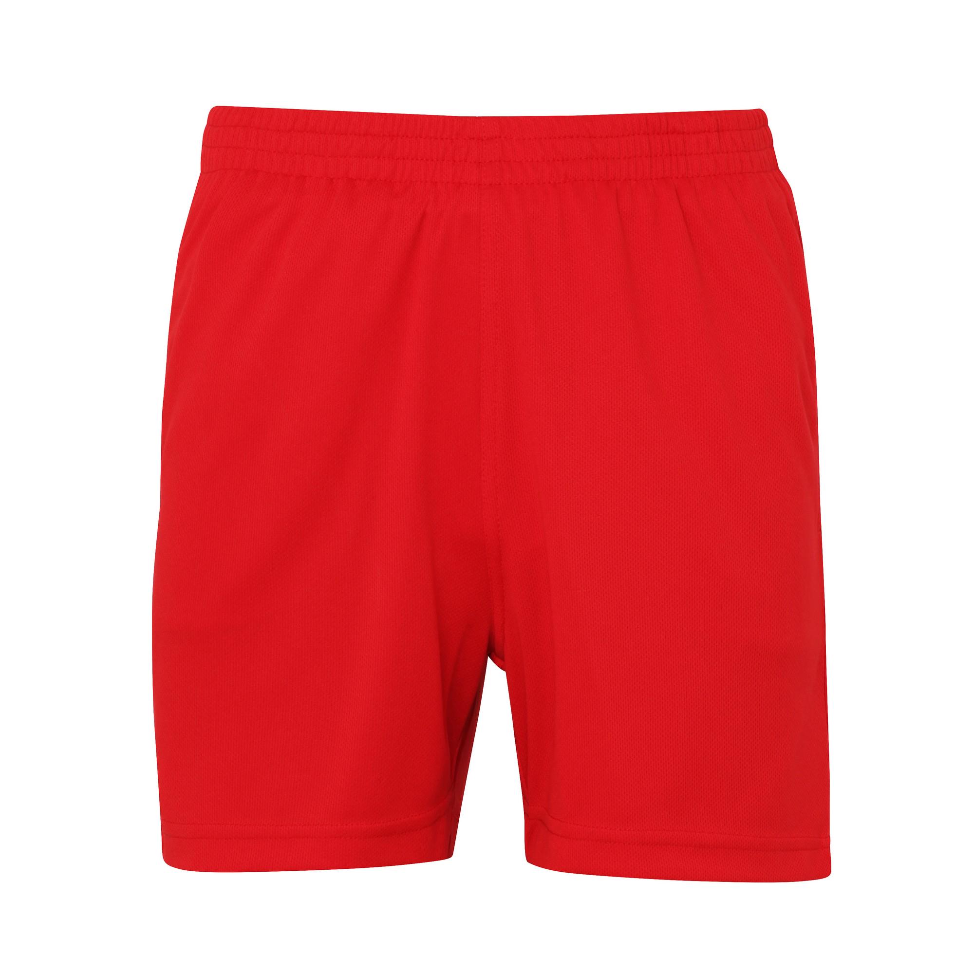 Awdis Just Cool Childrens/Kids Sports Shorts 12/13 brandweerauto rode kleur