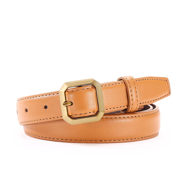 CrossCart High-end damesmode riem van koeienhuid: Stijlvol, veelzijdig en perfect voor jeans of als eenvoudig taille-accessoire 120 cm