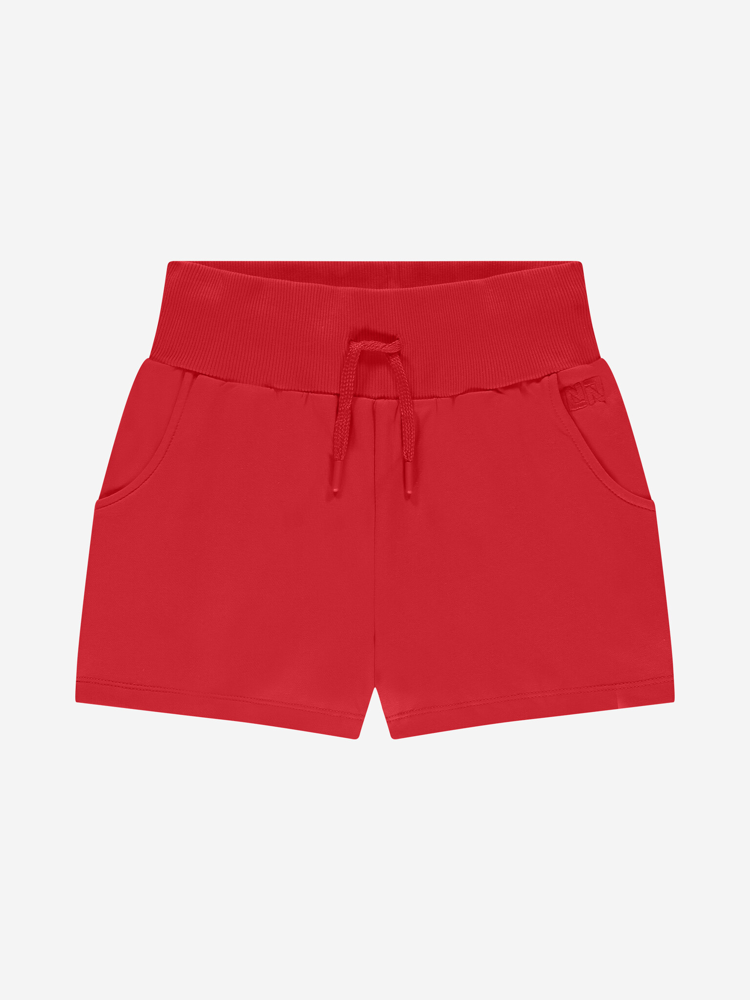 Nik&Nik zomer sweat short meisjes - rood - Ivy