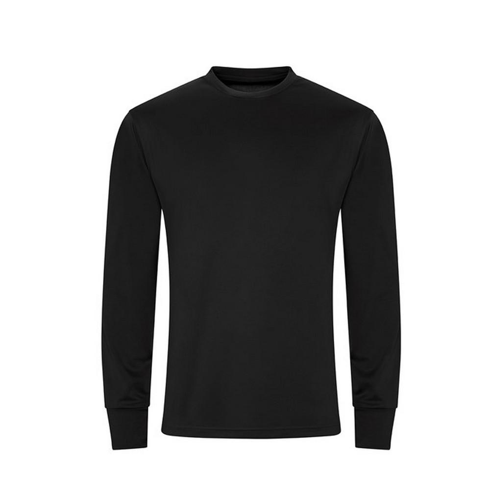 AWDis Cool actief T-shirt met lange mouwen voor heren M zwart