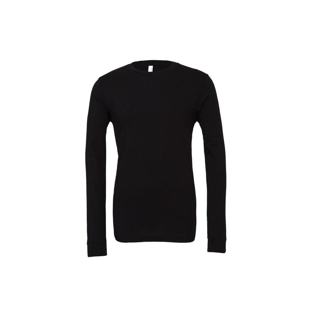 Bella + Canvas unisex jersey T-shirt voor volwassenen XL zwart