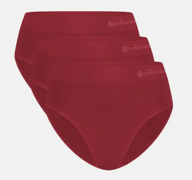 Bamboo Basics 3-pak naadloze dames slips - Belle - Taille bamboe dames onderbroek - Lekker zitten ondergoed dames