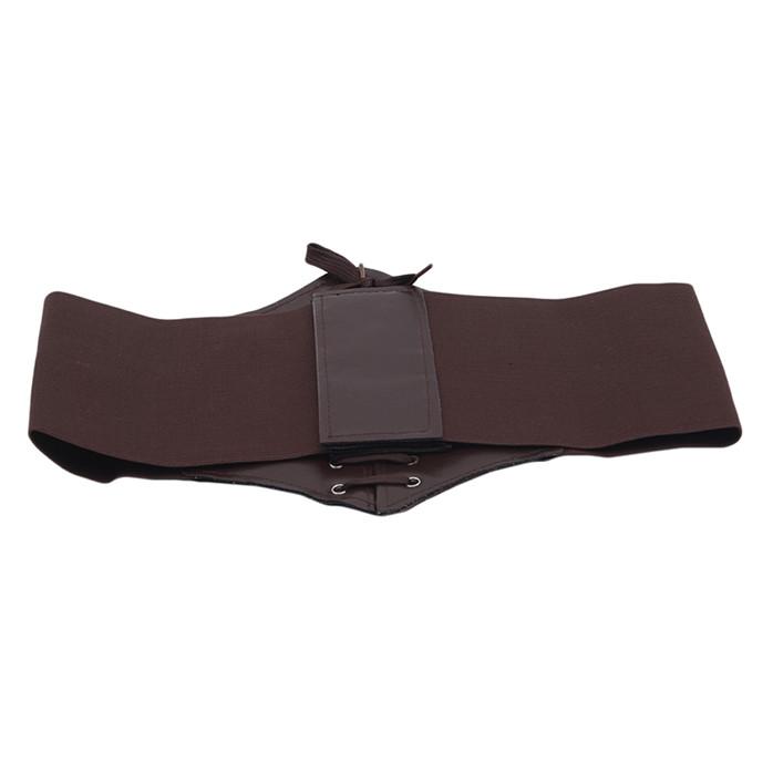 The Outside 2 Mode Vrouwen Body Shaper Gesp Brede Tailleband Taille Riem Underbust Corset Riem Accessoires bruin