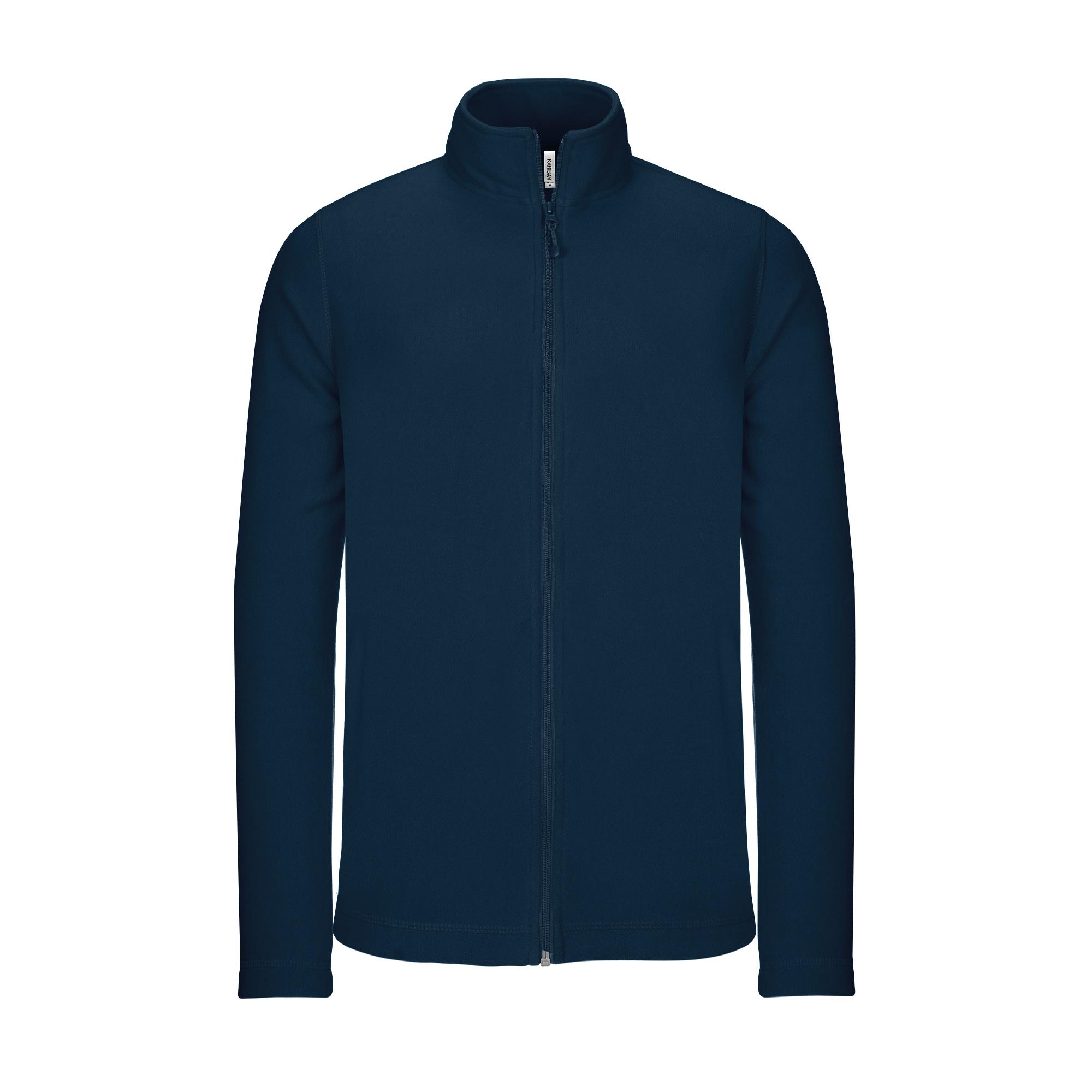 Kariban microfleece-jas voor heren met volledige ritssluiting 3XL