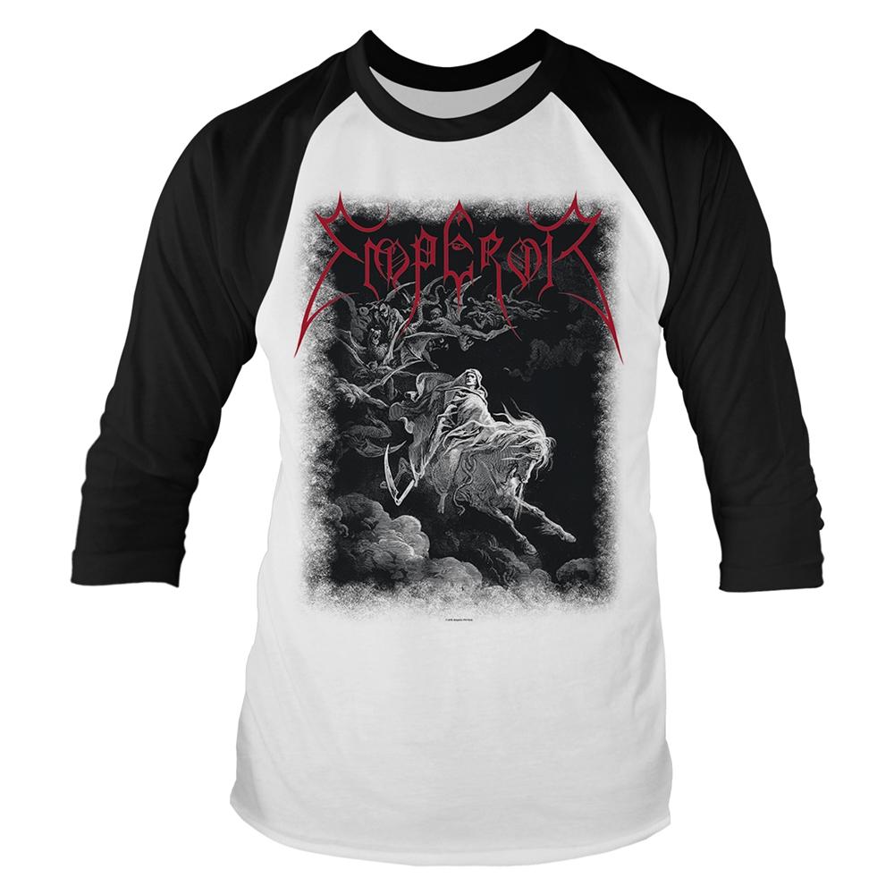 Pertemba FR - Apparel Keizer Unisex volwassen Rider 3/4 mouw T-shirt S wit/zwart