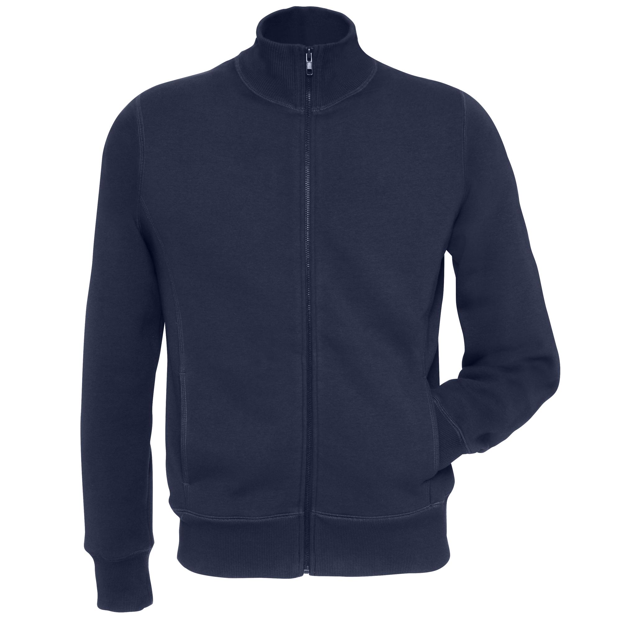 B and C B&C Spider-fleecetop met volledige ritssluiting voor heren S