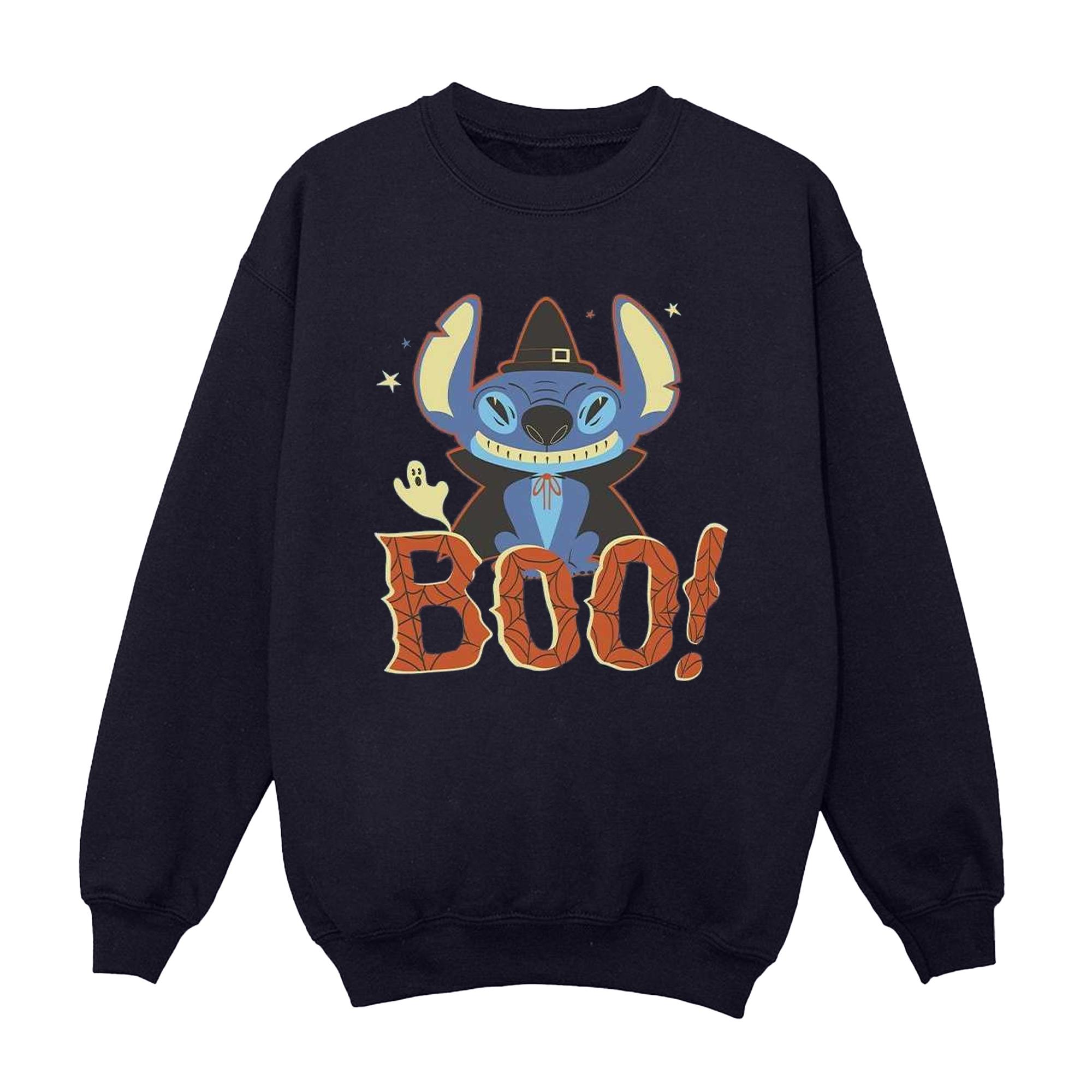 Disney Heren Lilo & Stitch Boo! Sweatshirt 5XL marineblauwe kleur