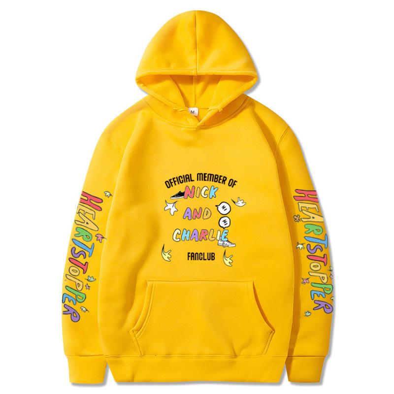 TENJINGE Trendy 2023 Nieuwe Charlie British Drama Heartstopper-jas Losse hoodie met capuchon XXXL