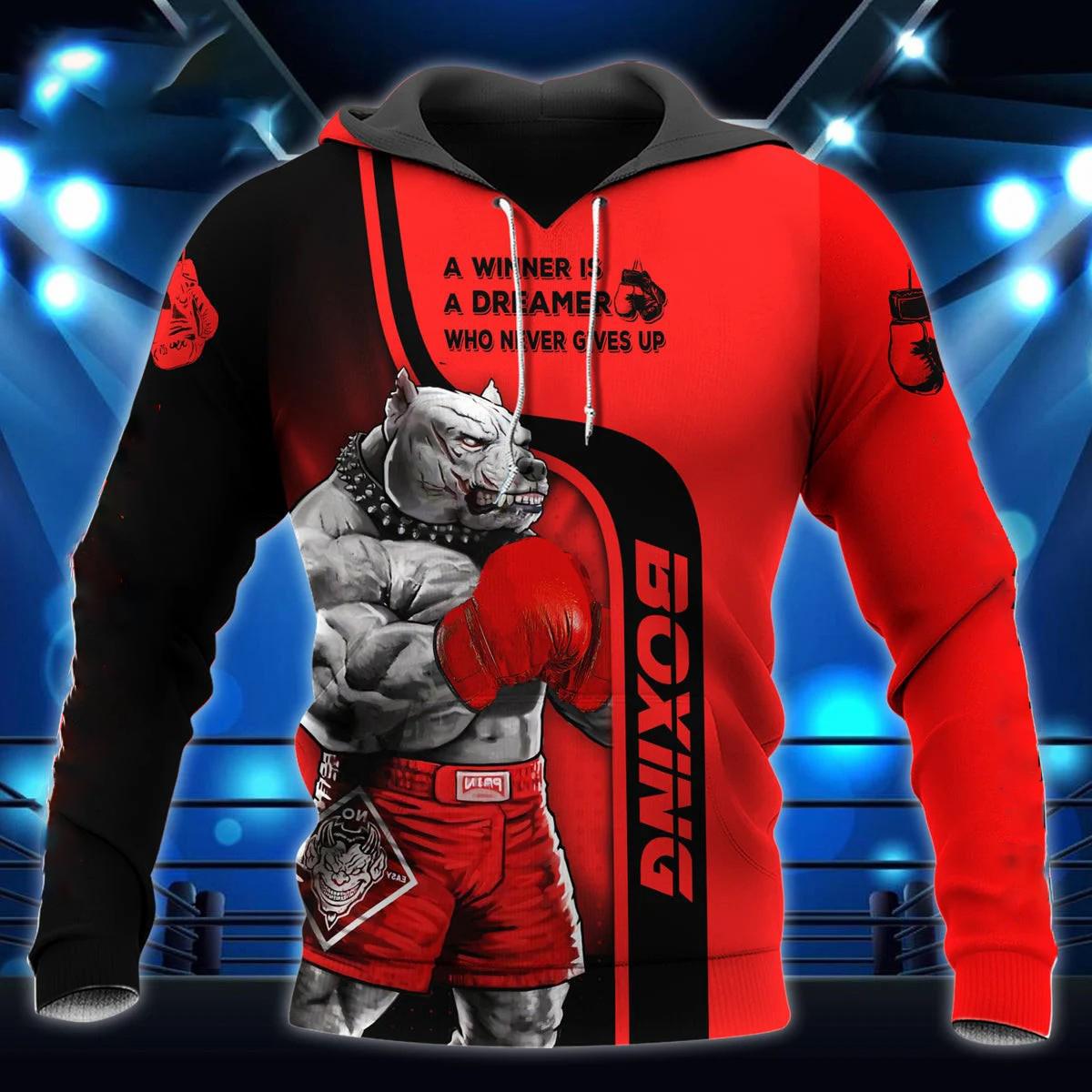 ETST 07 Bokshoodies Heren Boksclub Hoodie 3D Print Tops Herfst Lange Mouw Streetwear Capuchon Hoodie Voor Heren Sportkleding 6XL