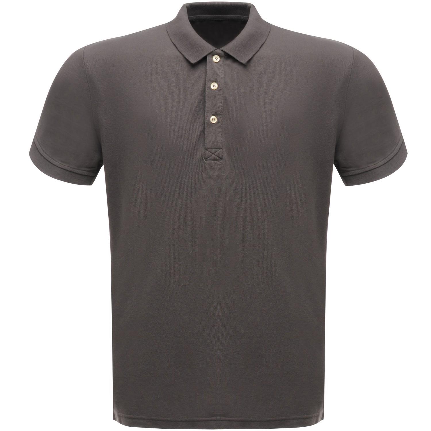 Regatta Klassiek heren 65/35 poloshirt met korte mouwen XL grijs