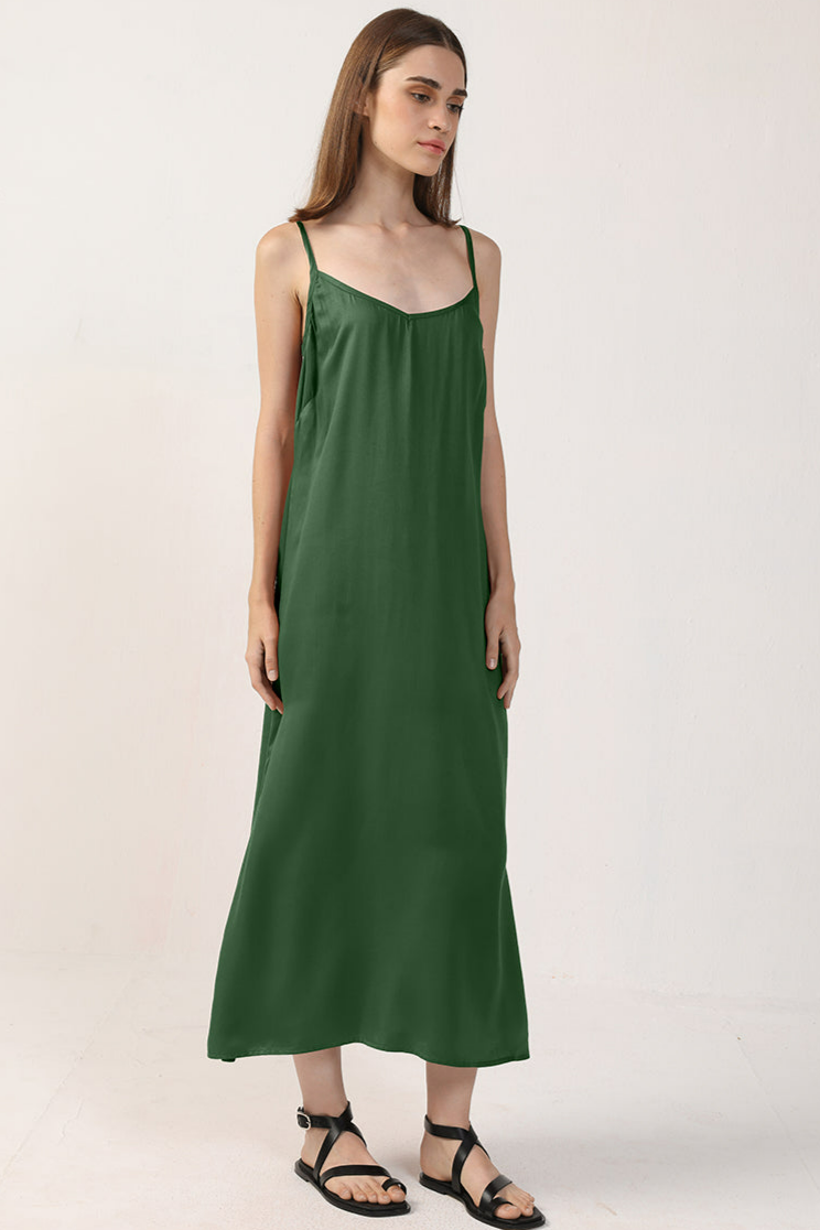 Neu Nomads Damen vegan Kleid Slip Gitta Moss