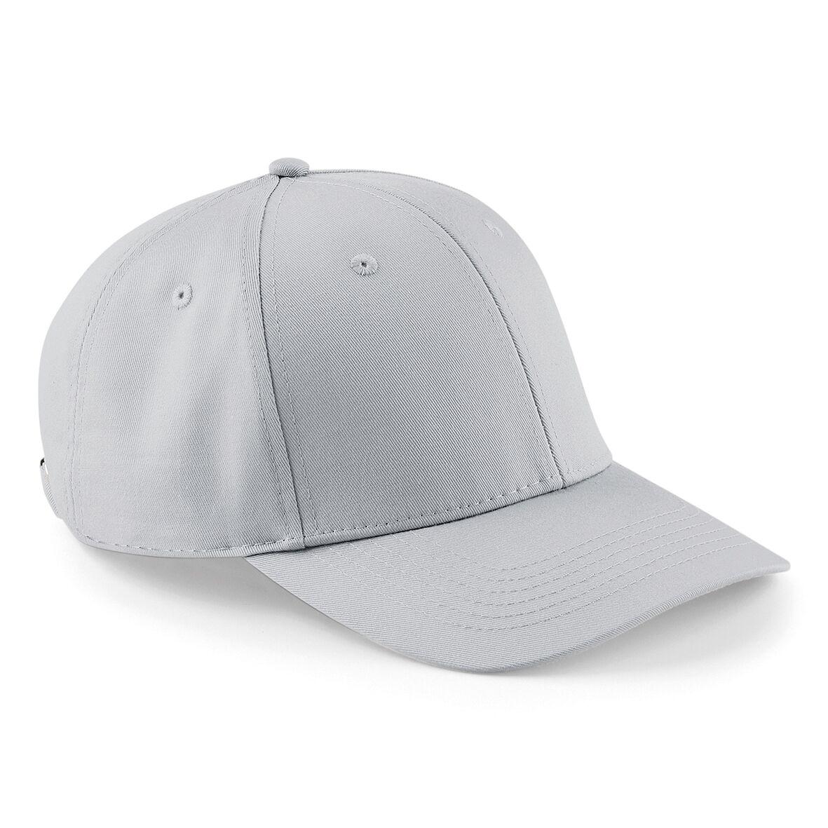 Beechfield Unisex Urbanwear 6-paneelspet voor volwassenen One Size lichtgrijze kleur