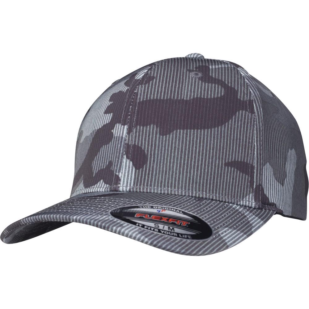 Flexfit by Yupoong Camo-gestreepte pet, unisex volwassenen S/M