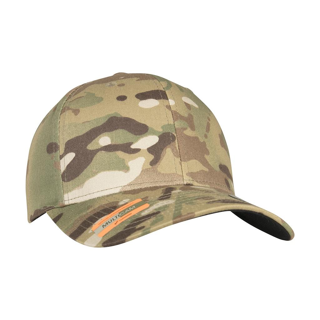 FLEXFIT camouflagepet S-M groen
