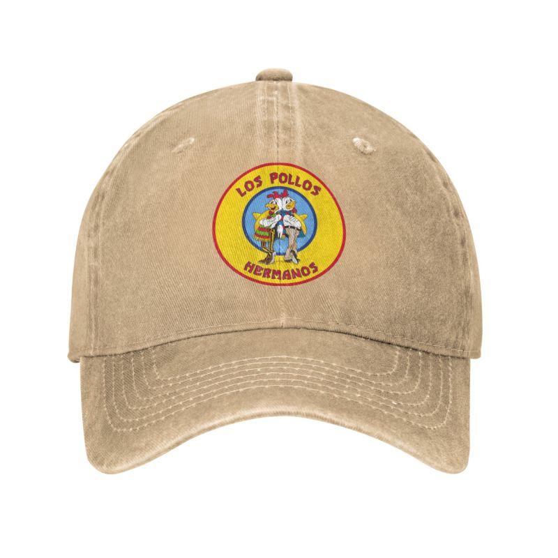 91610103MAC303Y57G Punk Unisex Katoen Breaking Bad Los Pollos Hermanos Baseball Cap Volwassen De Kip Broers Verstelbare Papa Hoed Unisex Vrouwen Sport Adult Baseball Cap