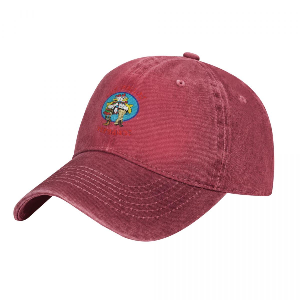 91530112MAC1H7JY0E Los Pollos Hermanos Unisex Baseball Cap Breaking Bad TV Show Distressed Denim Washed Hats Cap Vintage Outdoor Travel Sun Cap One Size