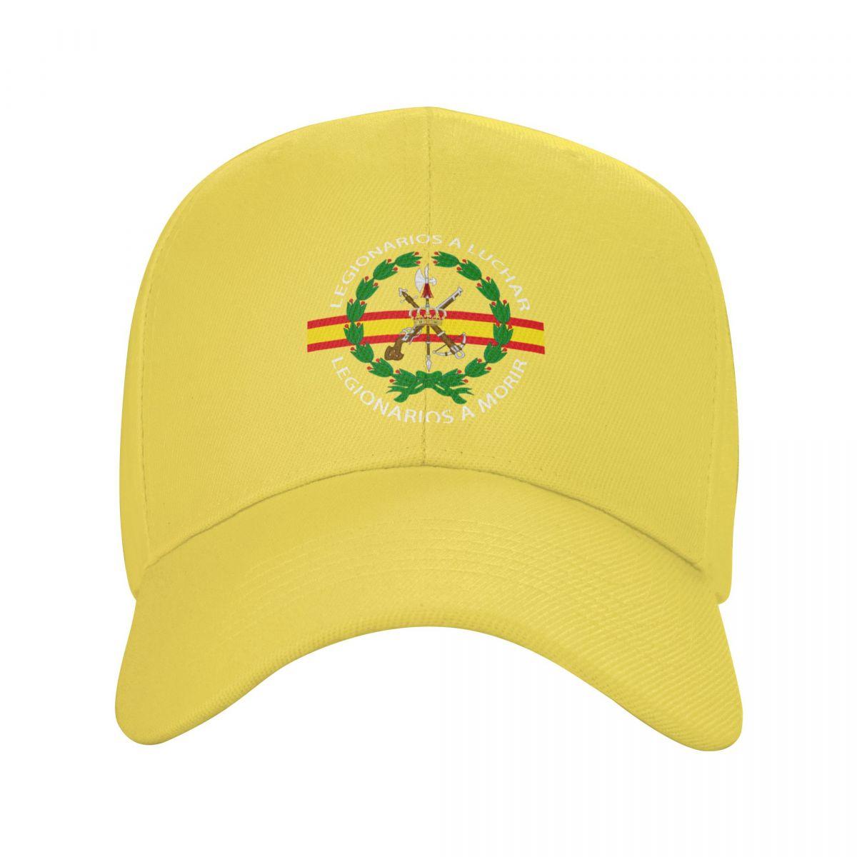 91510107MAC34WEG02 Klassieke Spaanse Legioen Baseball Cap voor Unisex Vrouwen Op maat verstelbare Unisex Spanje Wapenschild Papa Hoed Hip Hop Baseball Cap