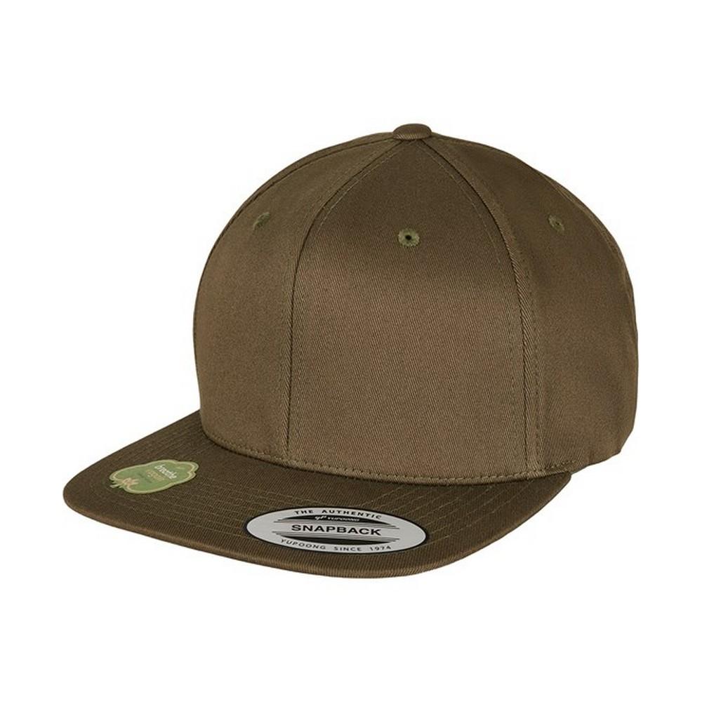 Flexfit by Yupoong unisex biologisch katoenen snapback-pet One Size