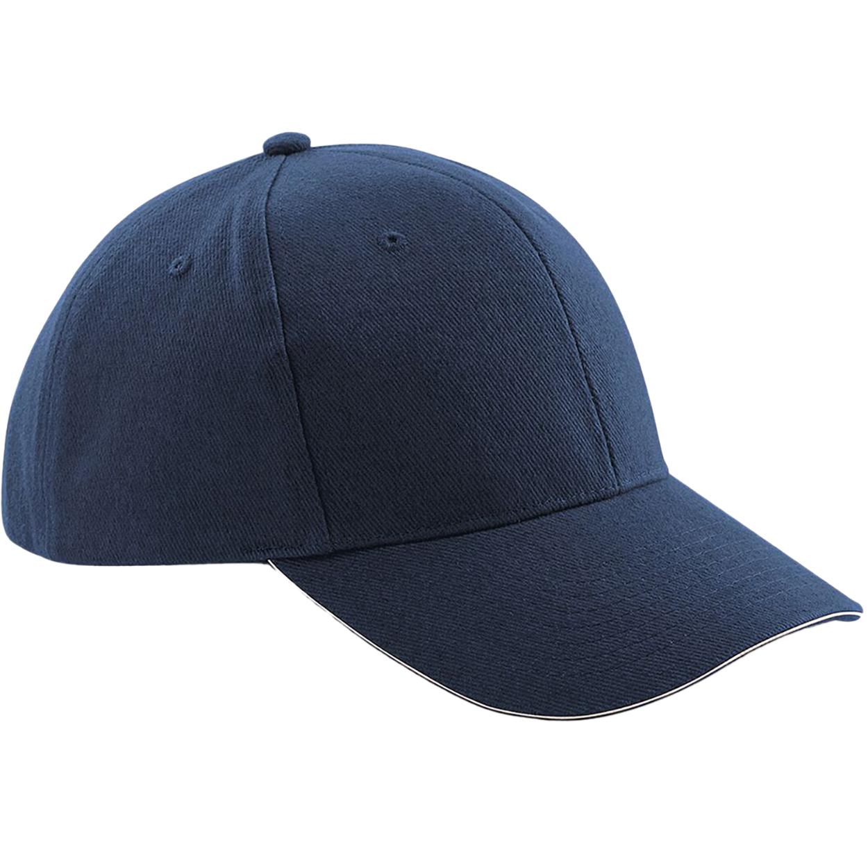 Beechfield unisex pro-stijl zware geborstelde katoenen baseballpet/hoofddeksels One Size