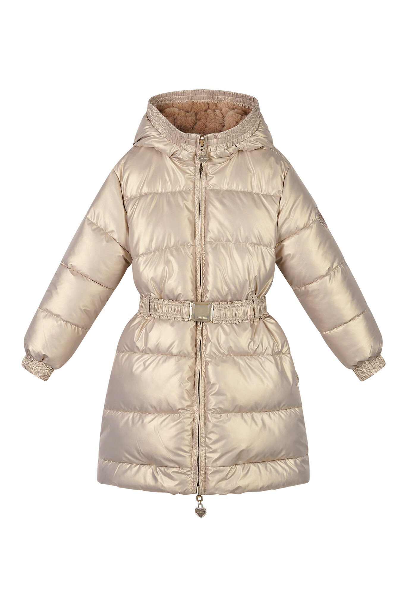 Le Chic winter winterjas meisjes - goud - Beth - reversible