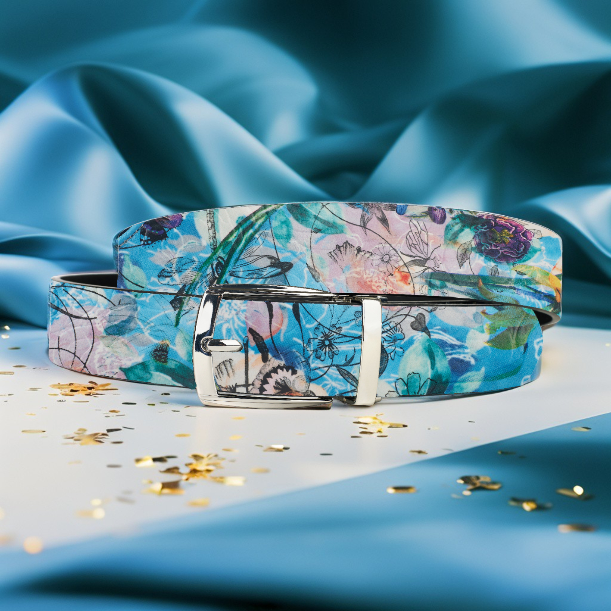 Lureaux Azure Bloom (Riem)  - Nette Riemen Voor Heren