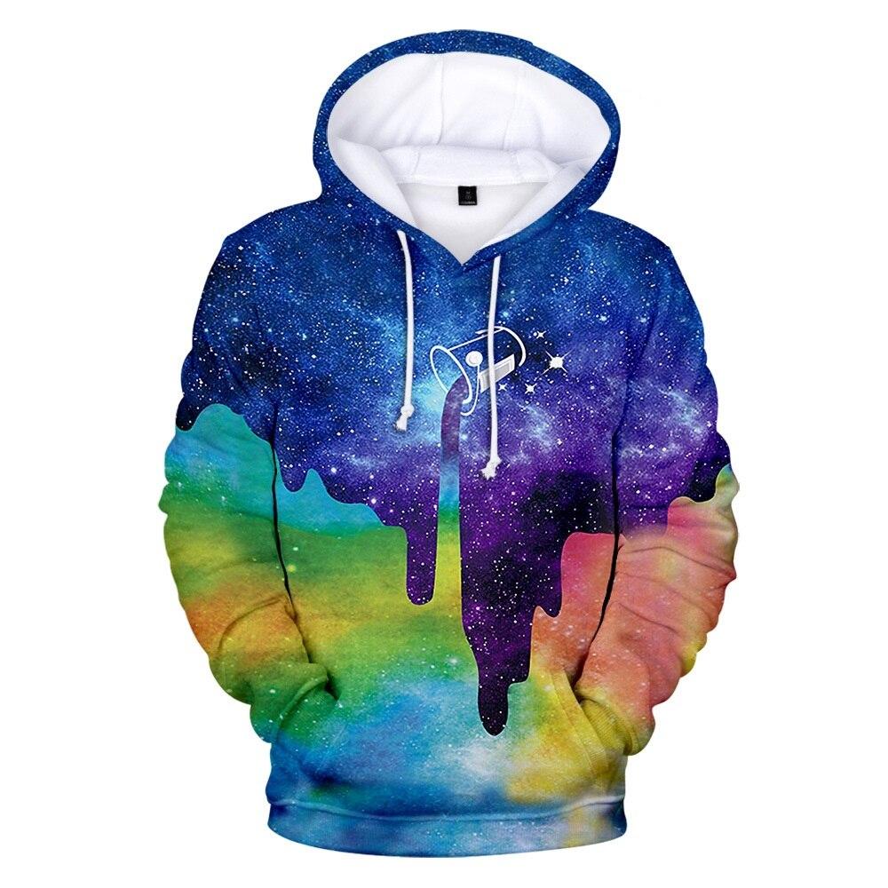 ETST WENDY 011 3 tot 14 jaar kinderhoodie zwart gieten melk sterrenhemel 3d emmer hoodies sweatshirt tie geverfd kinderkleding jongen / meisjes trui 160