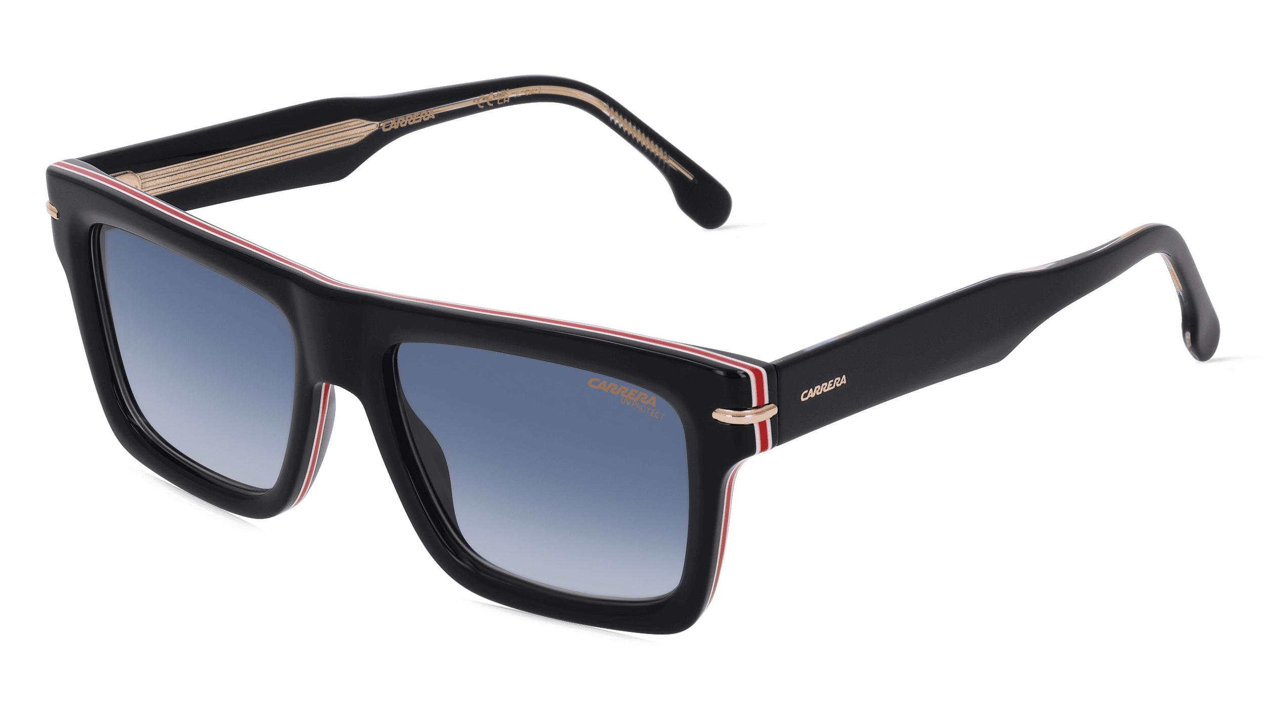 Carrera 305/S Unisex Zonnebril, Zwart glanzend