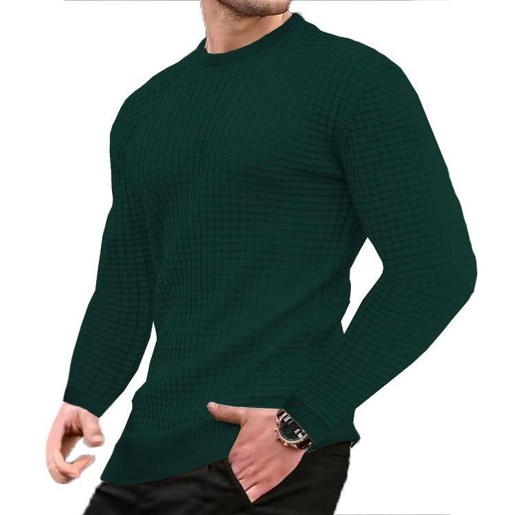 Four Four Sweatwear Heren Ronde Kraag Herfst Winter Casual Lange Mouw Basic Gebreide Trui Pullover Heren Tops Sweatshirts T-shirt XXXL