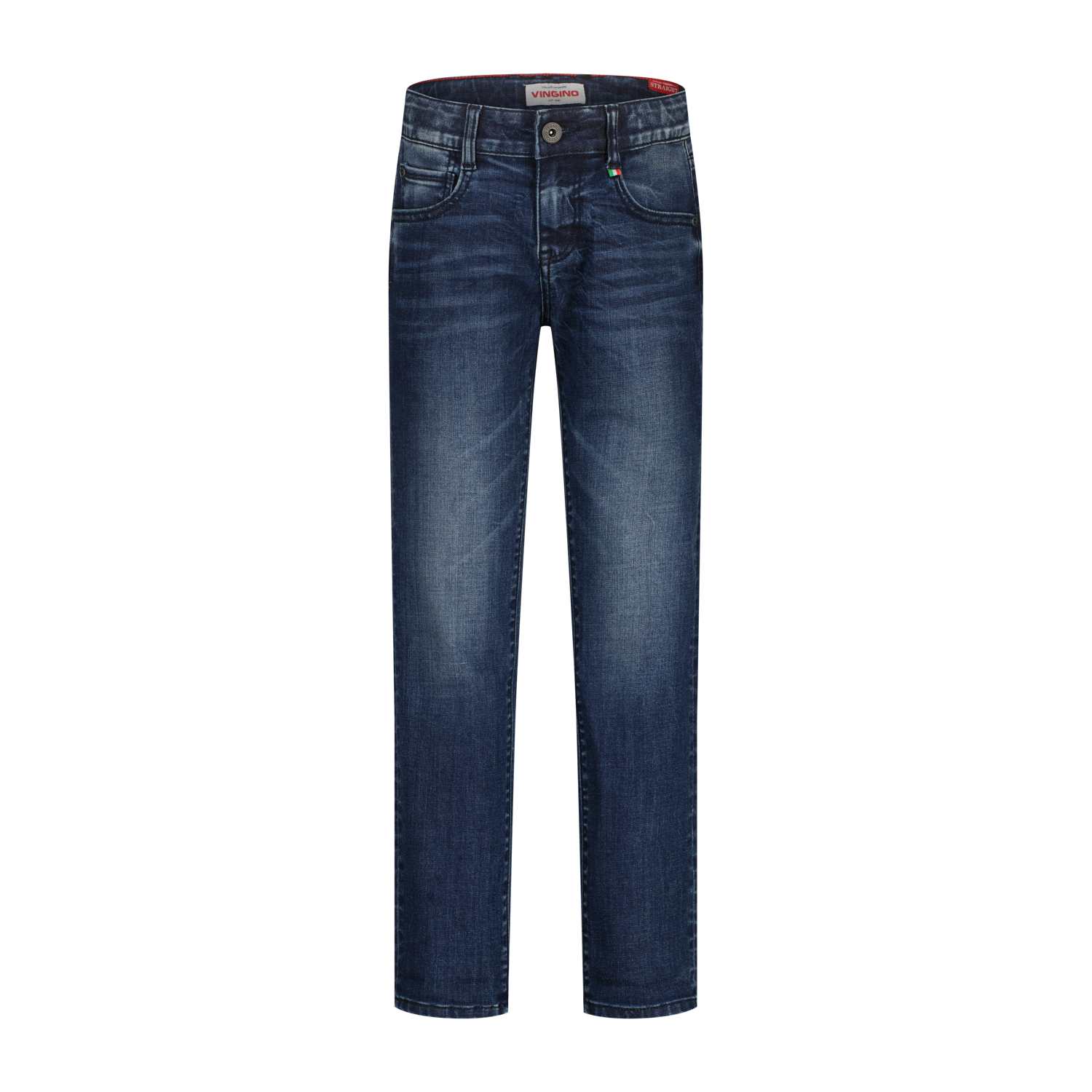 Vingino winter jeansbroek jongens - blauw - Paolo - straight fit